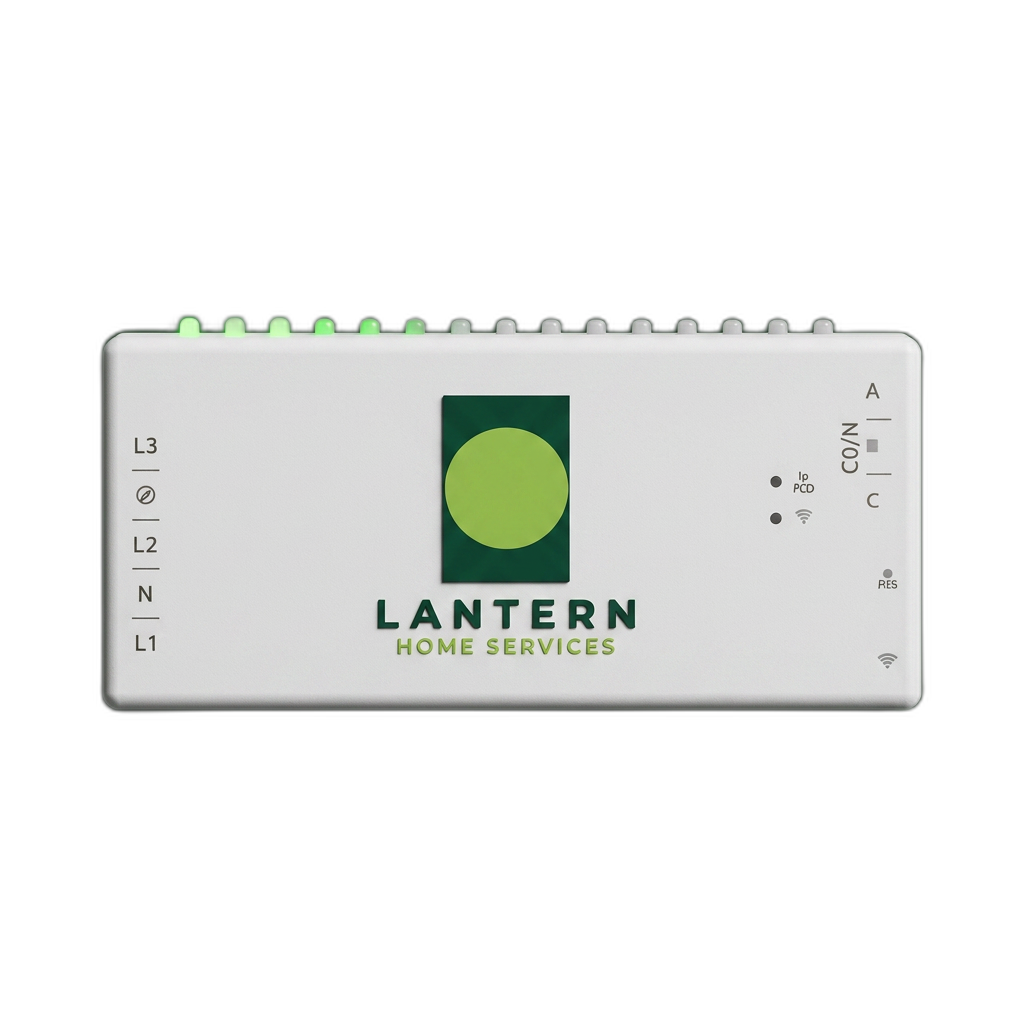 Lantern Guardians sensor device with green LED indicators
